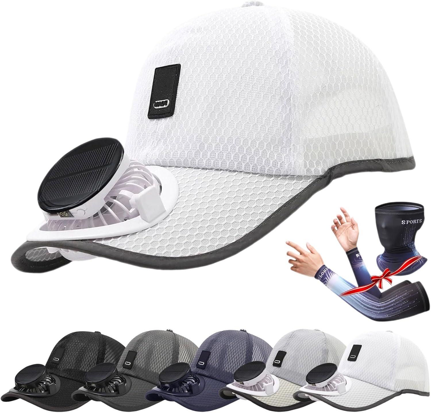 Șapca cu Ventilator Solar pentru zilele Caniculare