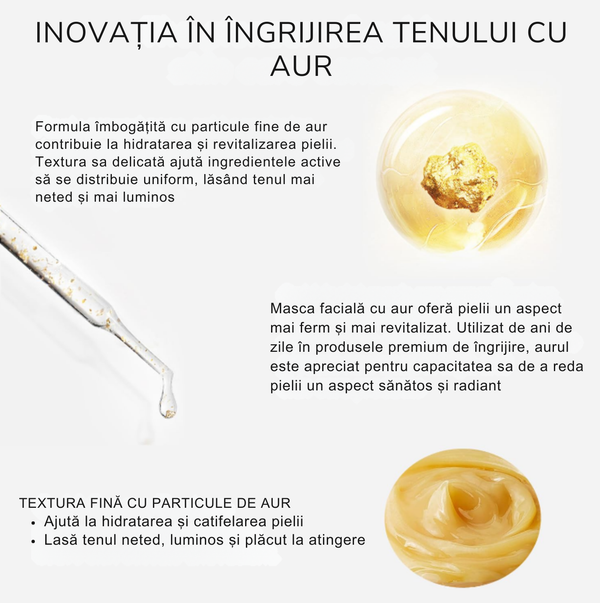 Masca Aurie pentru Față Strălucitoare